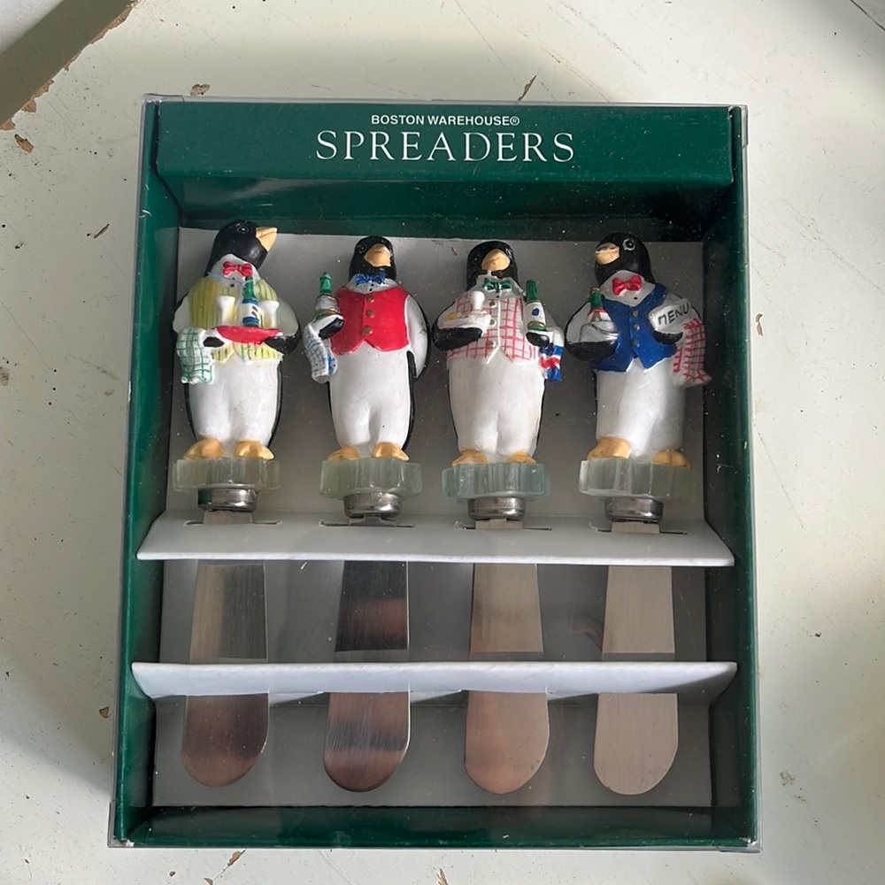 Boston warehouse penguin spreaders